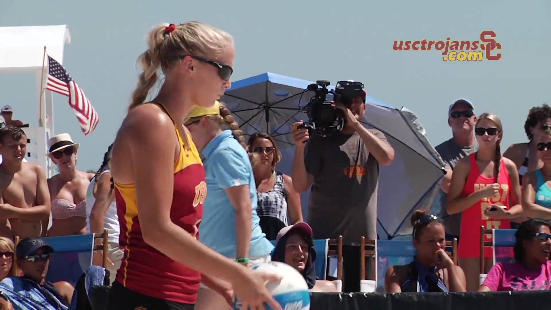 USC Sand Volleyball - Sara and Kelly Clinch AVCA Pairs