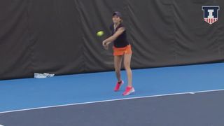 Illinois Women's Tennis Feature - Madie Baillon