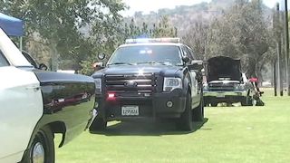 L.A.P.D COPS FOR TOTS CAR SHOW