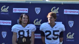 Cal Football: Chad Hansen and Kanawai Noa Post Practice