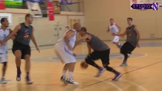 Men's Basketball - Estudiantes Game Highlights (8/24/15