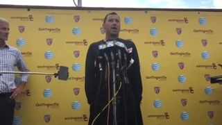 USC Head Coach Sarkisian Addresses Troy Incident