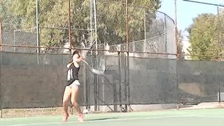 Lady Tigers Tennis Defeat Duarte HS 18-0 @ HOME