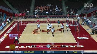 Women's Volleyball: USC 3, UNM 0 - Highlights (9/11/15)