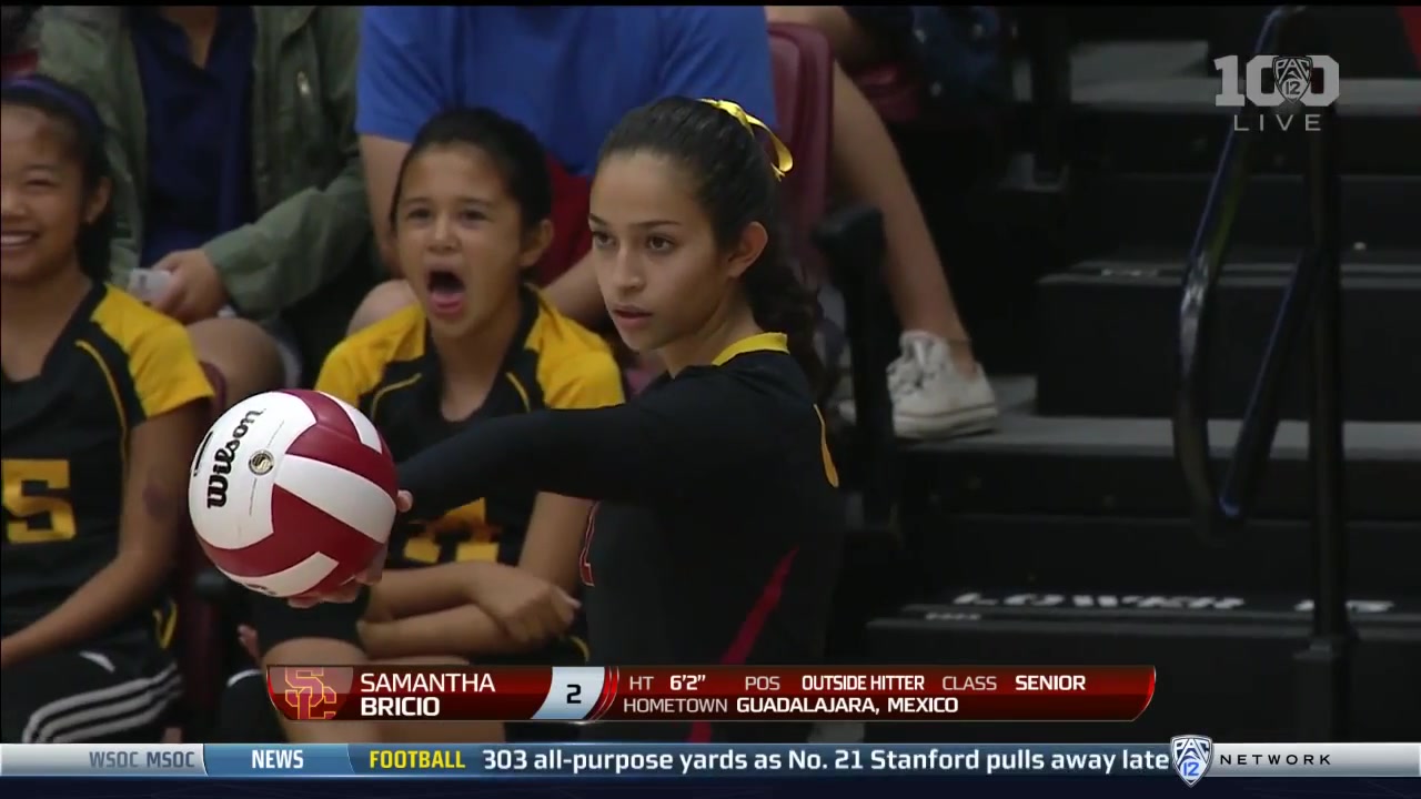 Women's Volleyball: USC 3, Stanford 2 - Highlights