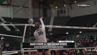 Michigan State Volleyball Takes Down #6 Ohio State