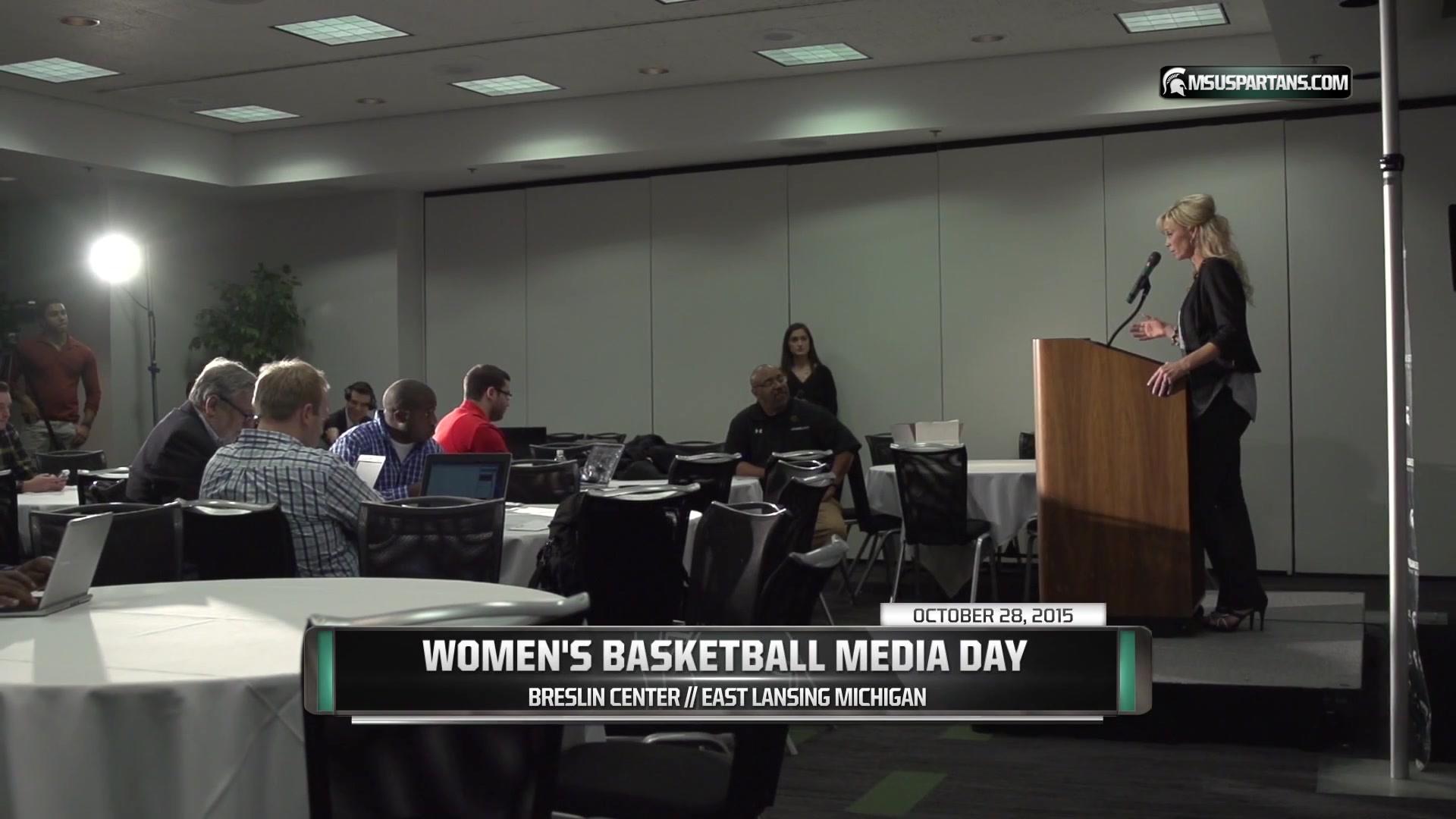Michigan State Women's Basketball Media Day