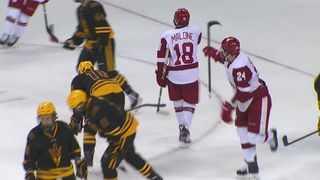 Wisconsin Men's Hockey Highlight vs ASU 10/31/2015