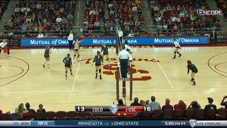 Women's Volleyball: USC 3, Colorado 1 - Highlights