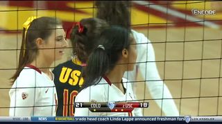 Women's Volleyball: USC 3, Colorado 1 - Highlights