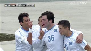 Syracuse vs. North Carolina Men's Soccer Highlight 2015