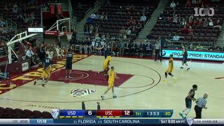 Men's Basketball: USC 83, USD 45 - Highlights 11/13/15