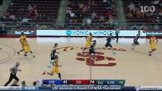 Men's Basketball: USC 83, USD 45 - Highlights 11/13/15