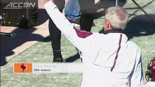 VT's Frank Beamer Honored Before Final Home Game