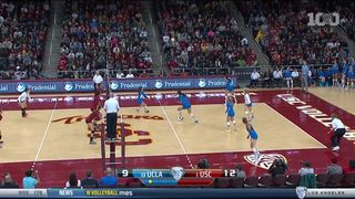 Women's Volleyball: USC 2 , UCLA 3
