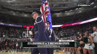 No. 3 Michigan State Rallies to Beat No. 24 Louisville