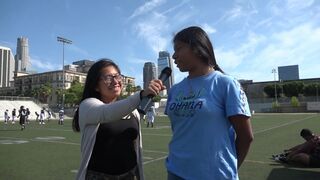 Girls on Football Contreras HS