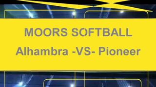 Moors vs Pioneer Softball