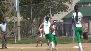 LINCOLN SOFTTBALL VS EAGLE ROCK THROWBCK