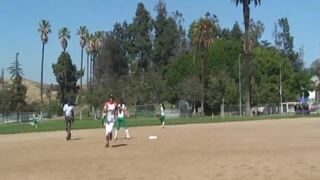 LINCOLN SOFTTBALL VS EAGLE ROCK THROWBCK