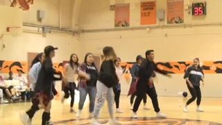 LINCOLN HS STUDNT VS FACULTY BBALL GAME