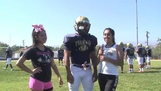 CYNTHIA AND MARLENE PANTHERS FOOTBALL