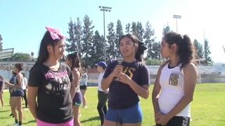 CYNTHIA AND MARLENE PANTHERS FOOTBALL