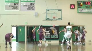 EAGLE ROCK BOYS BBALL WIN AT THE BUZZER