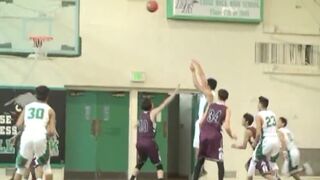 EAGLE ROCK BOYS BBALL WIN AT THE BUZZER