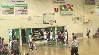 EAGLE ROCK BOYS BBALL WIN AT THE BUZZER