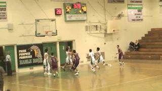 EAGLE ROCK BOYS BBALL WIN AT THE BUZZER