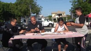 POLICE VS KIDS LINCOLN HEIGHTS FARMERS MARKET