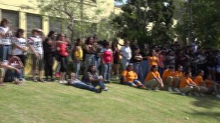 LINCOLN HS Pep rally