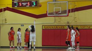 ROOSEVELT GIRLS BASKETBALL WINS BIG @HOME