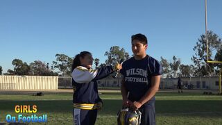 WILSON HS "GIRLS ON FOOTBALL"