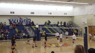 LINCOLN GIRLS VOLLEYBALL VS WILSON @WILSON