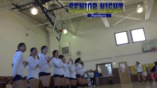 SENIOR NITE FRANKLIN VS LINCOLN GIRLS VOLLEYBALL