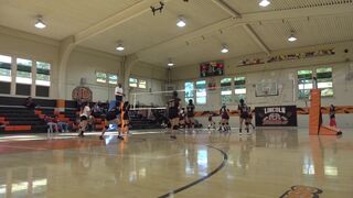 LINCOLN GIRLS VOLLEYBALL WIN BIG @HOME