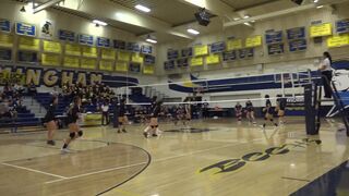 TIGER GIRLS VOLLEYBALL  FINALS WIN