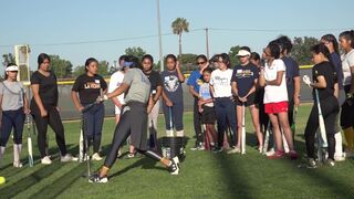 Flashback to History - Jelly Felix (ex UCLA Softball) Softball Camp